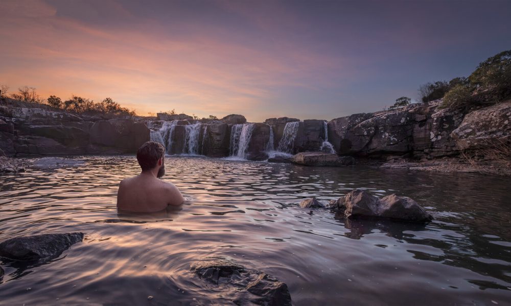 cascata localizada no uruguai